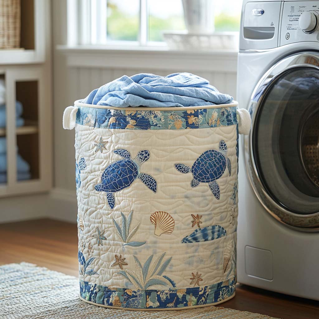 Cesta Artesanal - Cesta Para Ropa De Estilo Costero