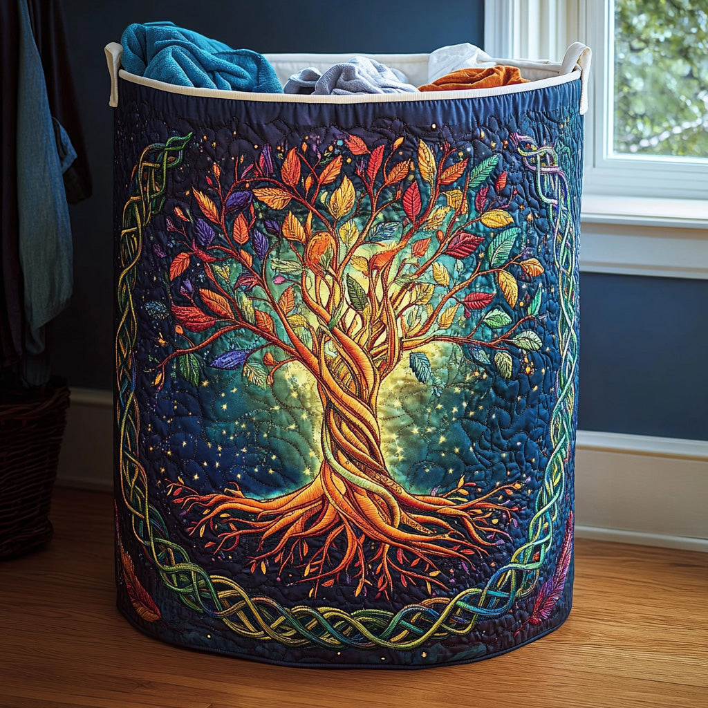 Cesta Artesanal - Cesto Para Ropa De Diseño Acolchado
