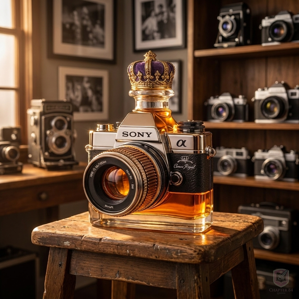 Licorera de Cristal | Edición Cámara Vintage