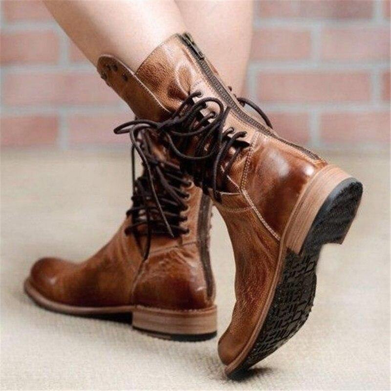 SUE™ | BOTAS ORTOPÉDICAS DE CUERO CON CORDONES