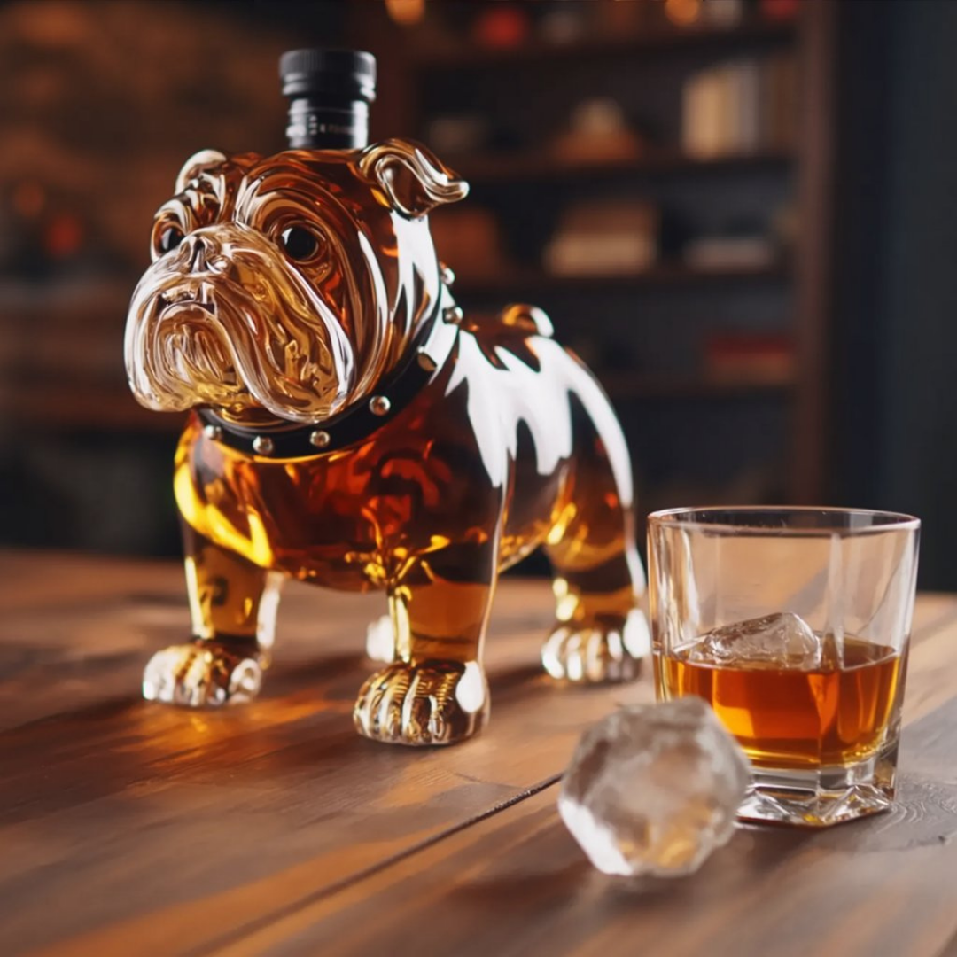 Licorera de Cristal | Edición Bulldog