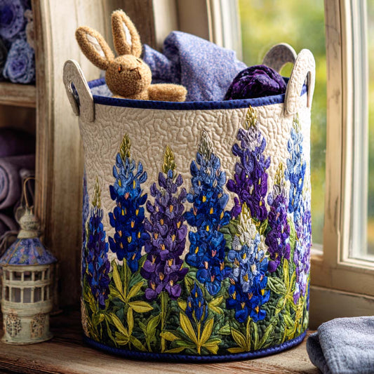 Cesta Artesanal - Cesta Para La Ropa Con Diseño Floral