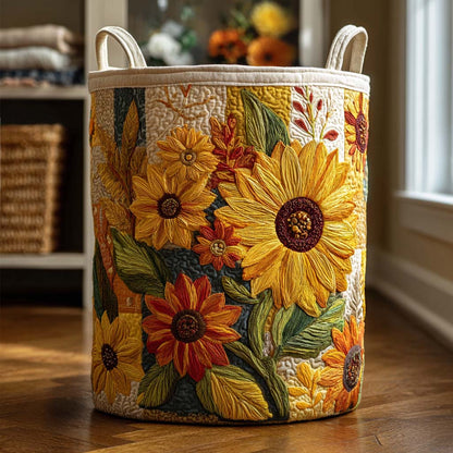 Cesta Artesanal - Cesto Para Ropa Floral