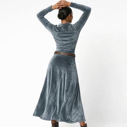 Dora | Vestido de Terciopelo Vintage
