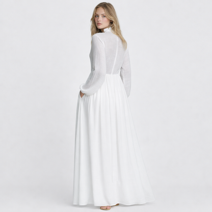 Elisa | Vestido Largo Patchwork