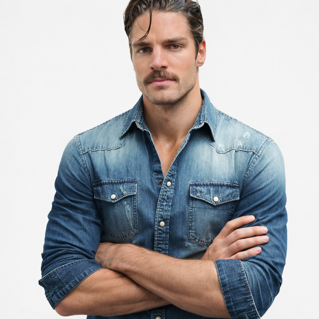 David | Camisa de Mezclilla Miami