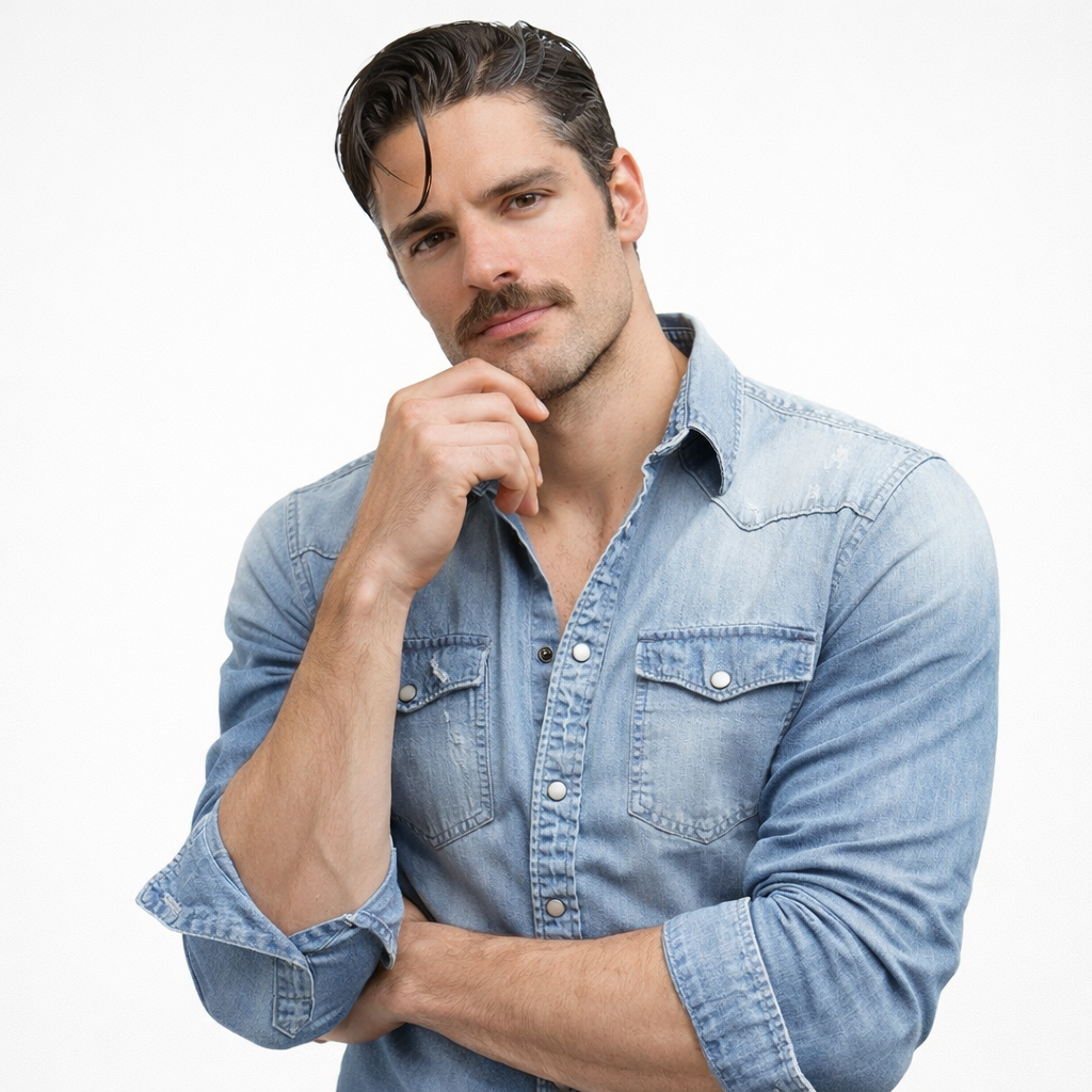 David | Camisa de Mezclilla Miami