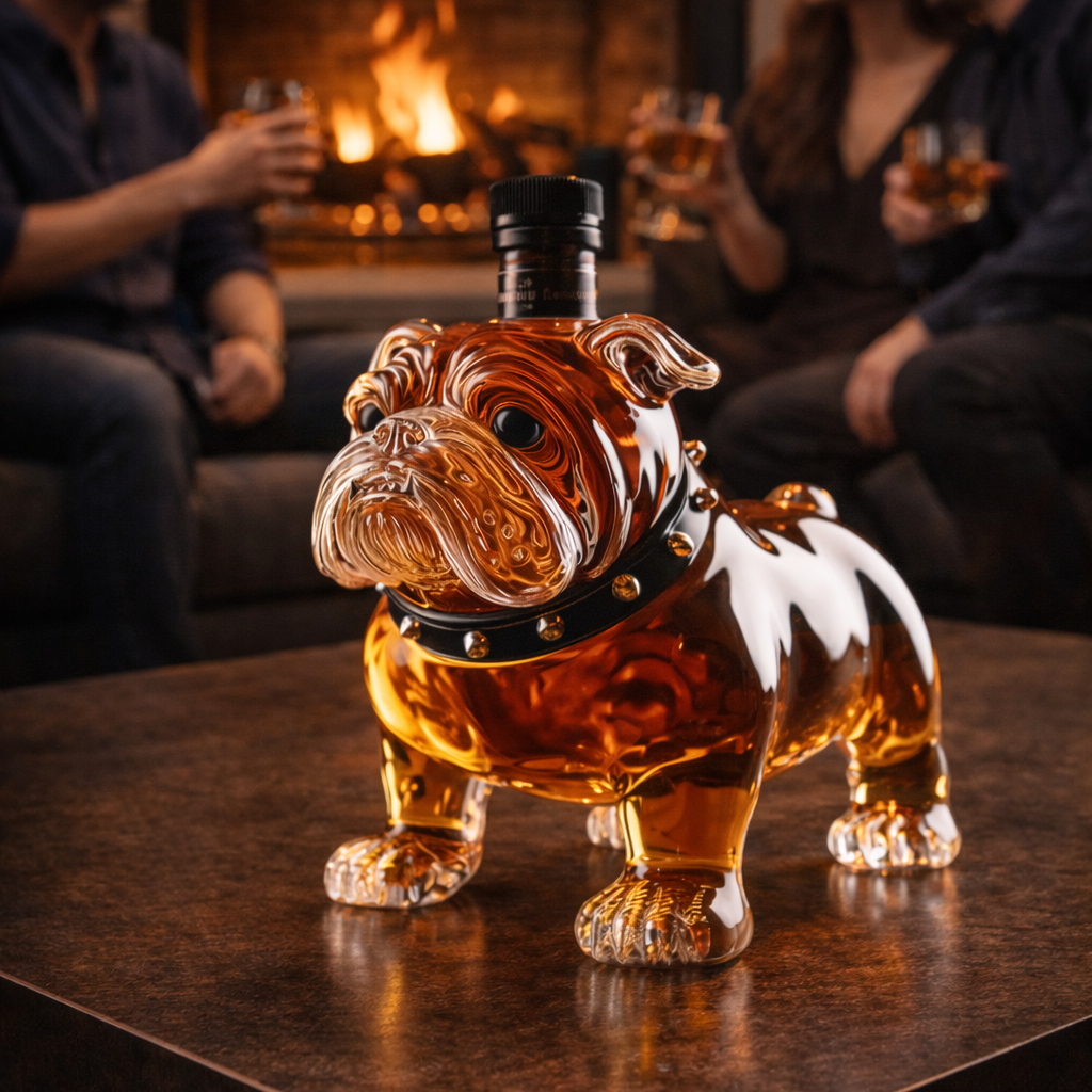 Licorera de Cristal | Edición Bulldog