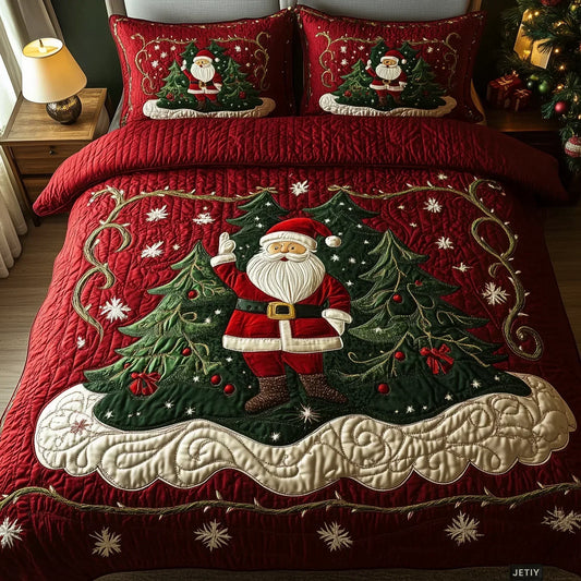 Juego de cama acolchado de 3 piezas - Taller de Papá Noel