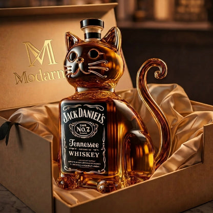 Licorera de Cristal |  Edición Gato