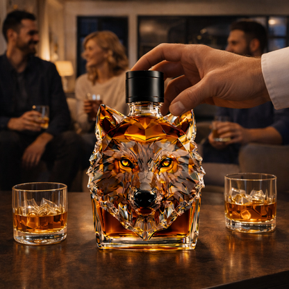 Licorera de Cristal |  Edición Lobo