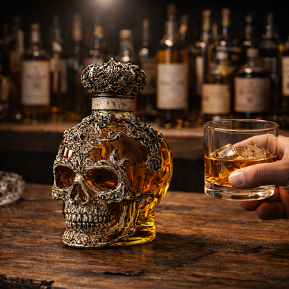 Licorera de Cristal |  Edición Calaveras