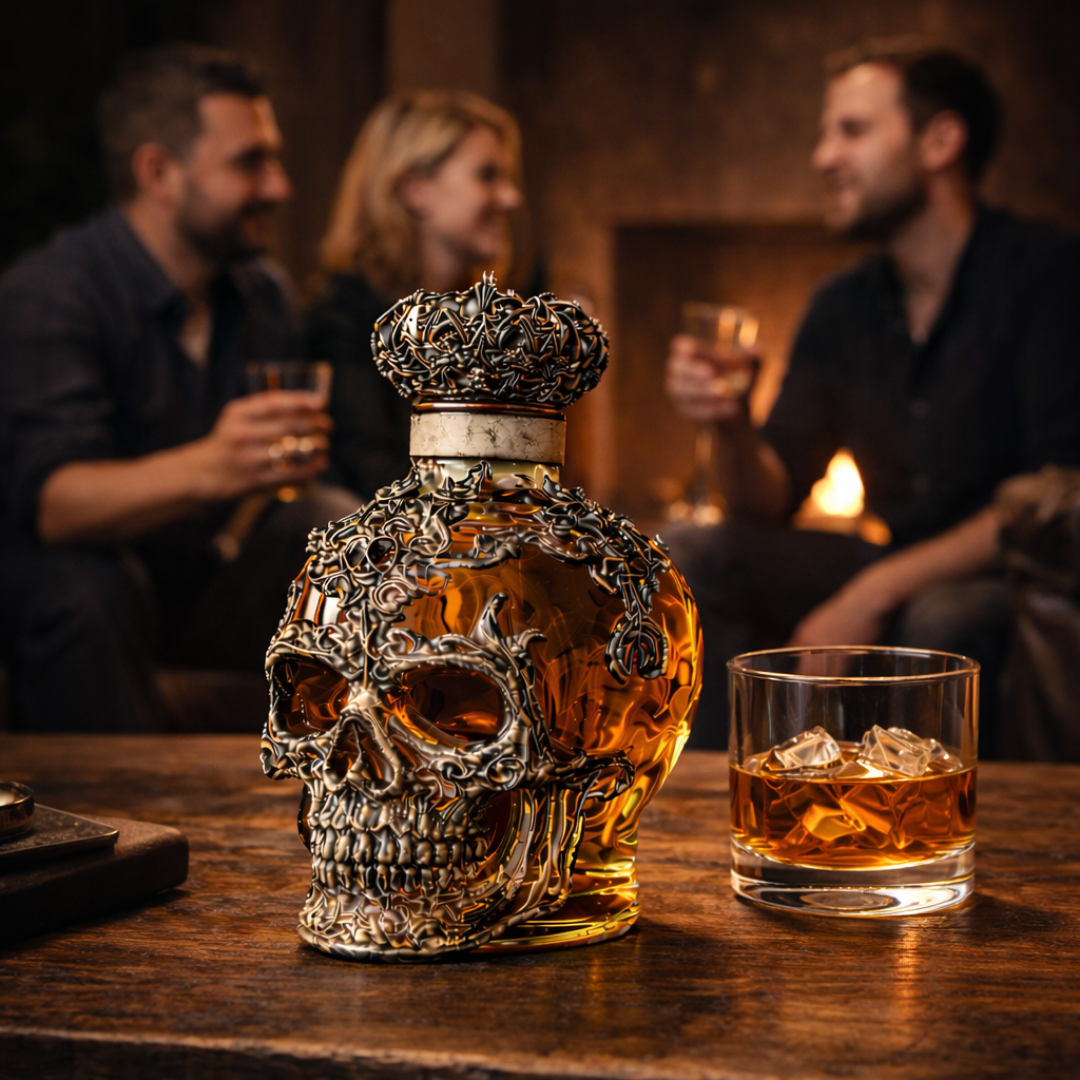 Licorera de Cristal |  Edición Calaveras