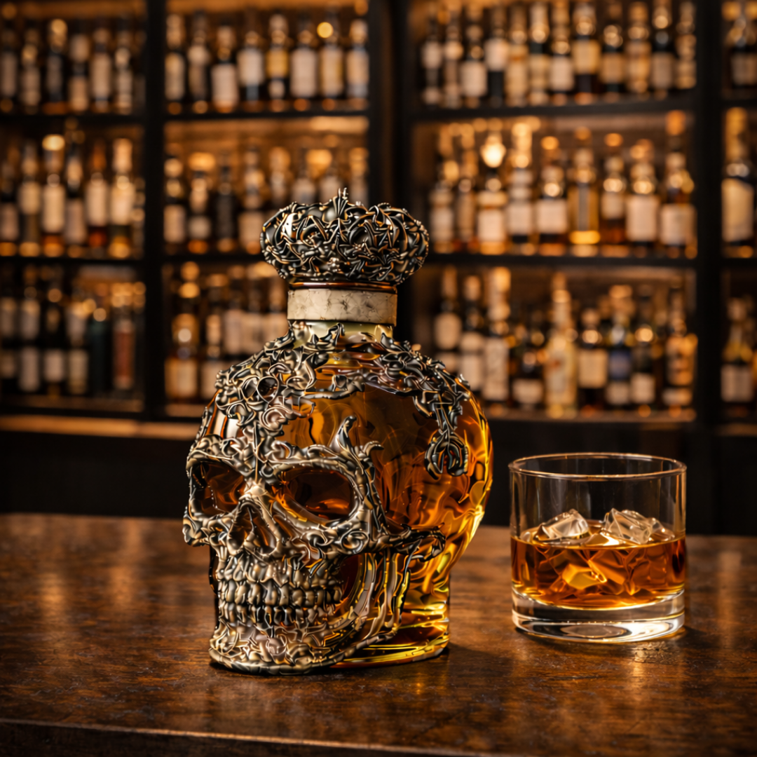 Licorera de Cristal |  Edición Calaveras