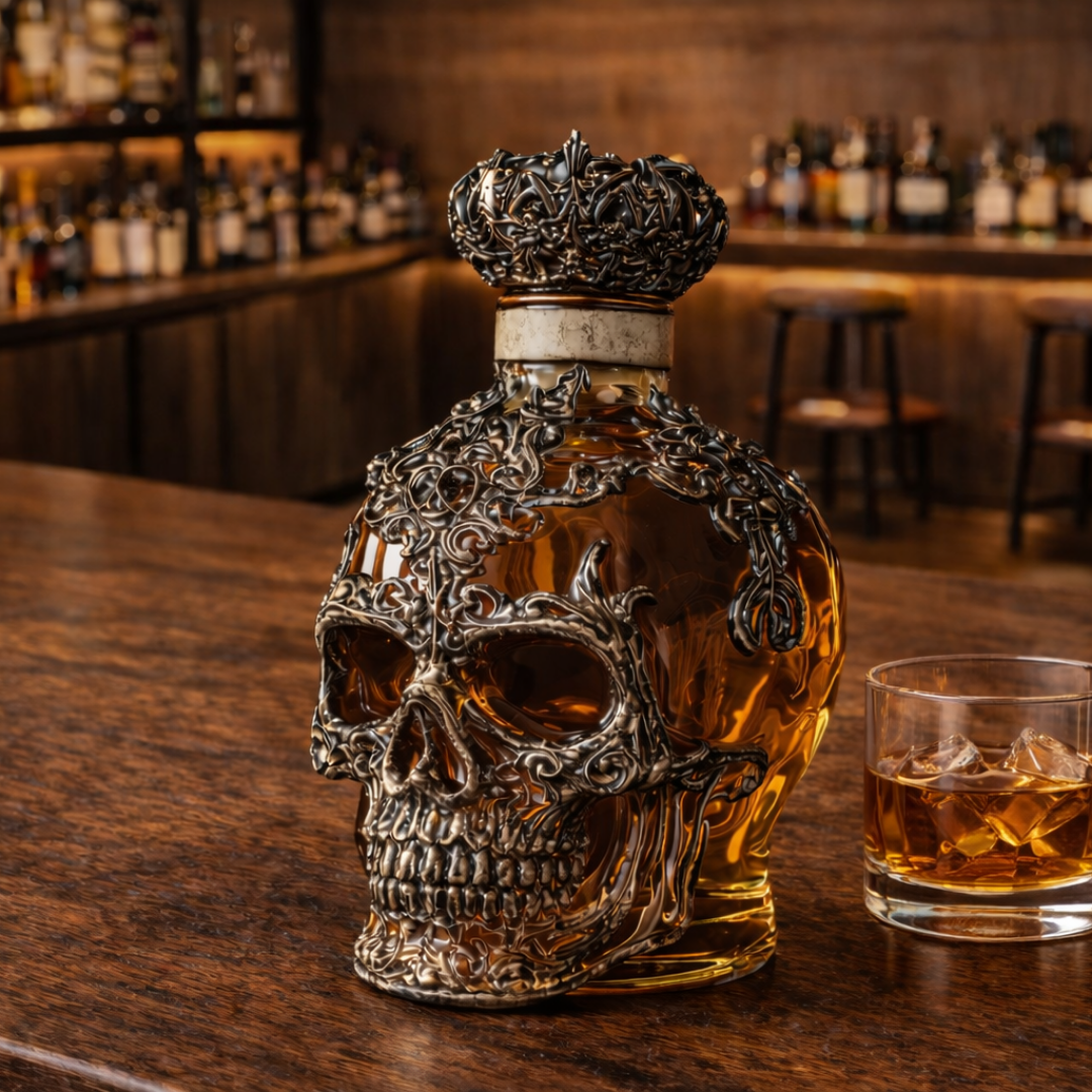 Licorera de Cristal |  Edición Calaveras