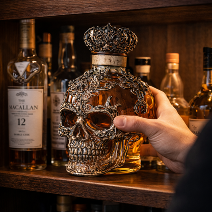 Licorera de Cristal |  Edición Calaveras