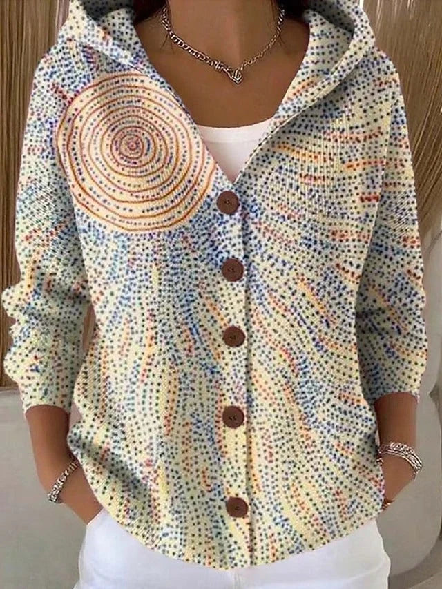 Javiera™ | Cárdigan Patchwork Artístico