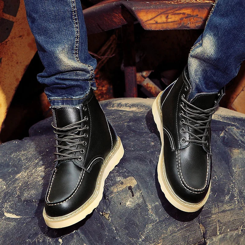 Harrison™ Botas De Cuero Retro Confort