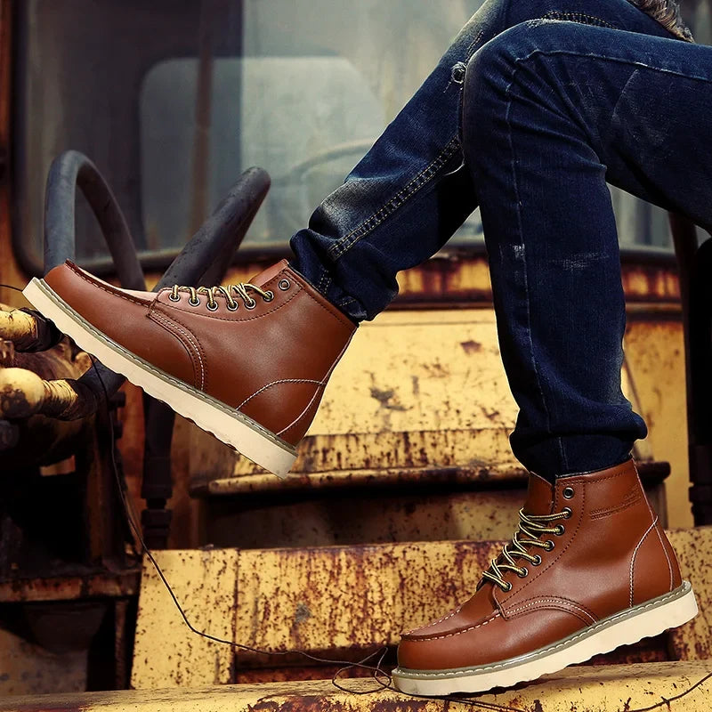 Harrison™ Botas De Cuero Retro Confort