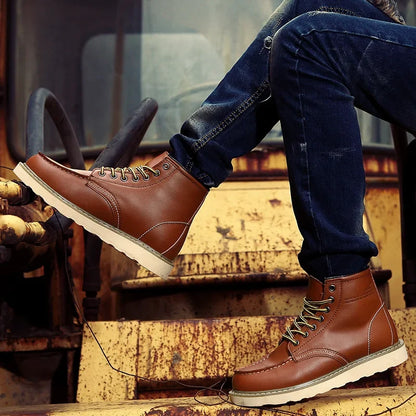 Harrison™ Botas De Cuero Retro Confort