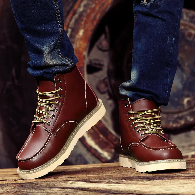 Harrison™ Botas De Cuero Retro Confort