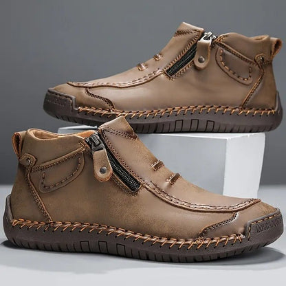 Renzo™ | Zapatos ortopédicos de cuero elegantes y cómodos con cremallera
