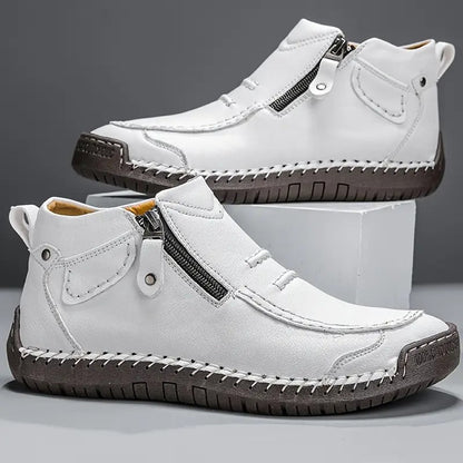 Renzo™ | Zapatos ortopédicos de cuero elegantes y cómodos con cremallera