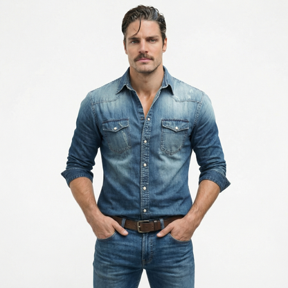 David | Camisa de Mezclilla Miami