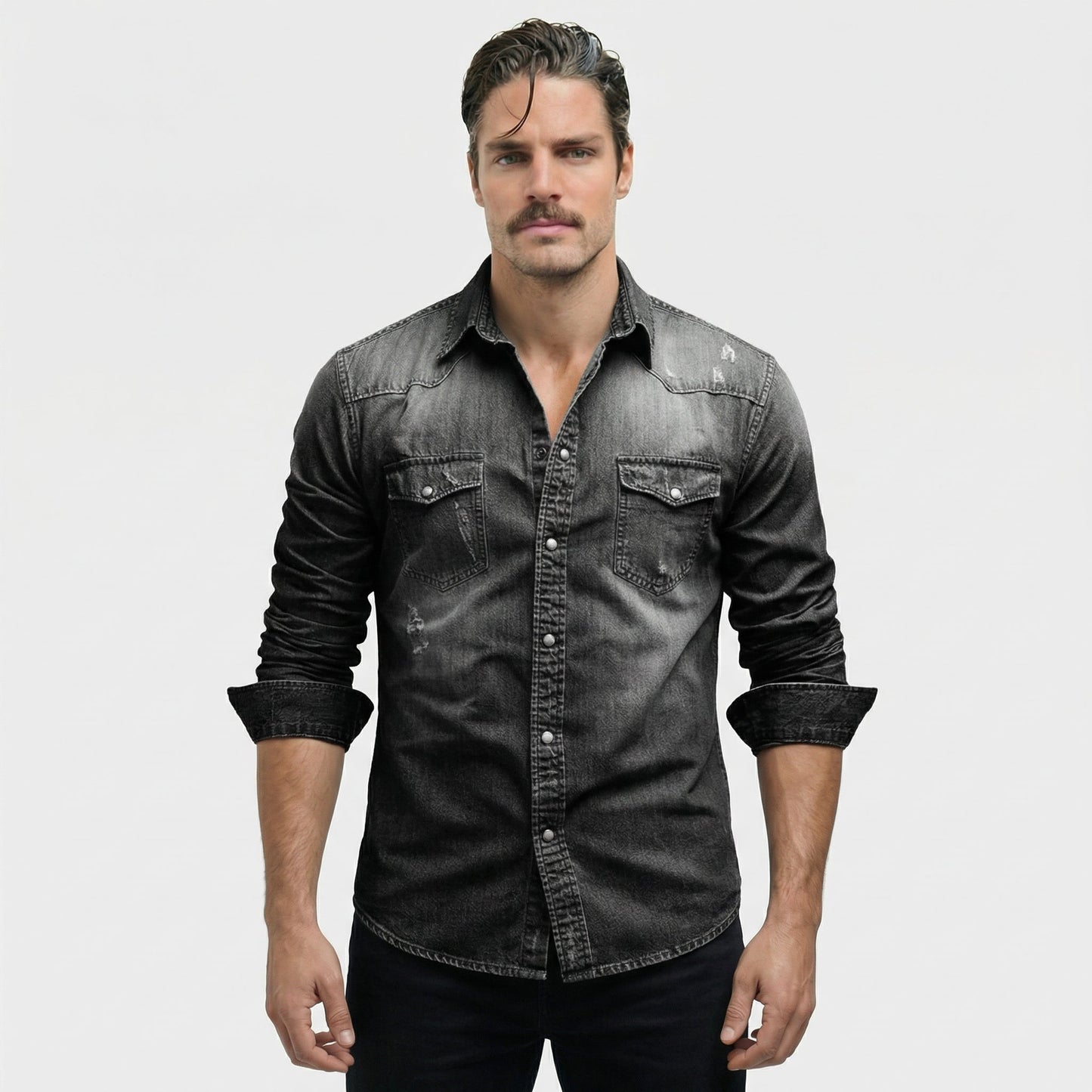 David | Camisa de Mezclilla Miami