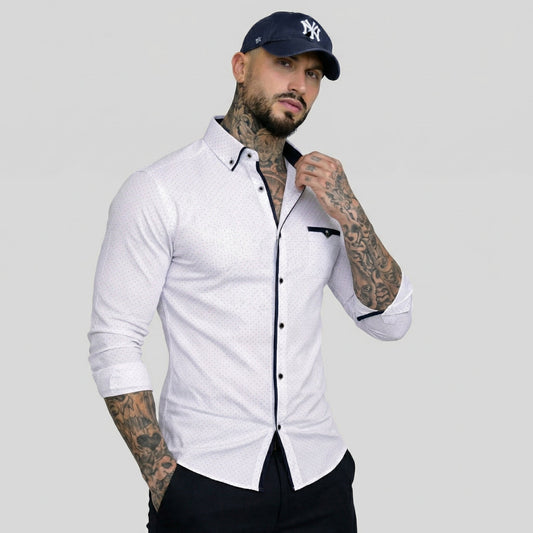 Alberto | Camisa Clásica de Manga Larga
