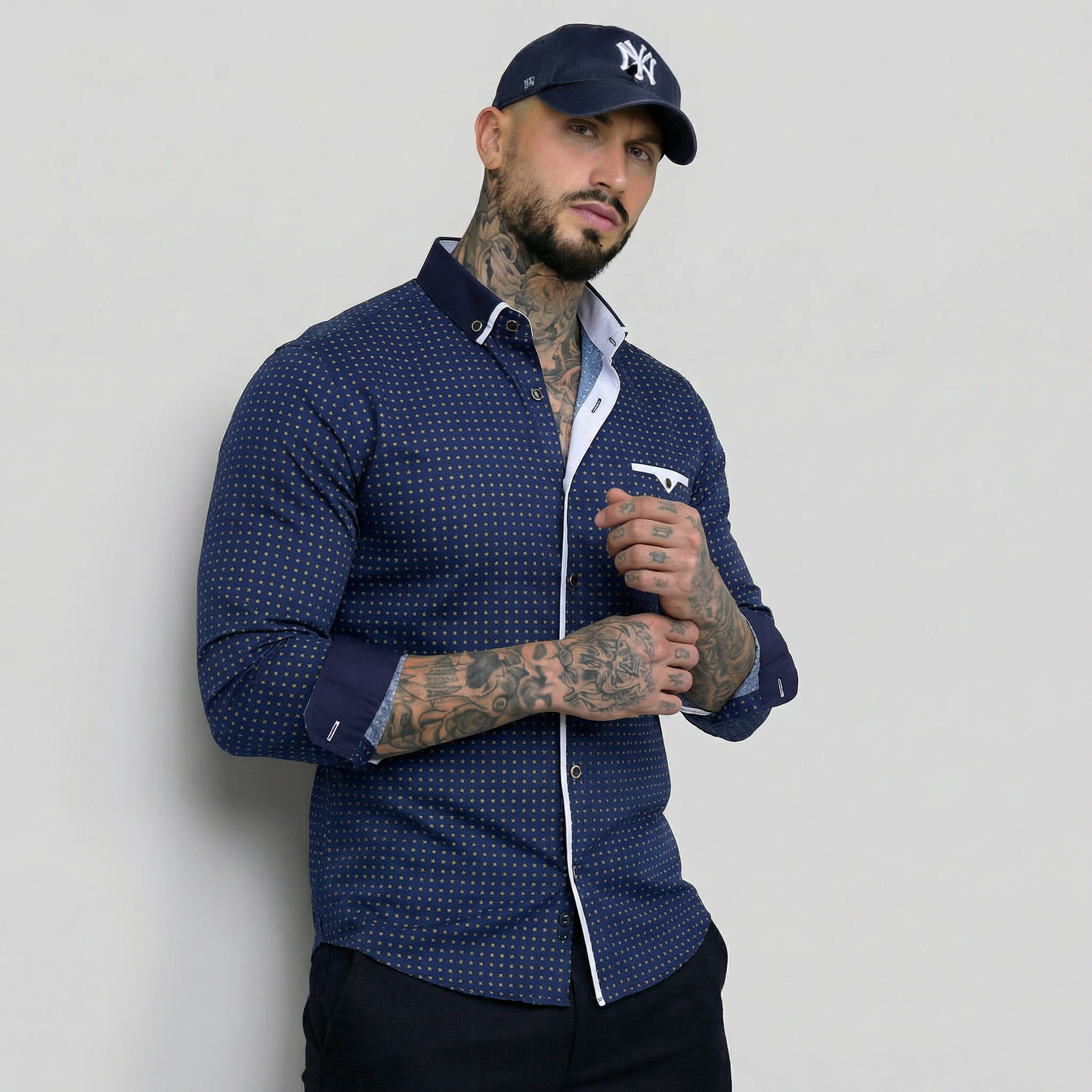 Alberto | Camisa Clásica de Manga Larga