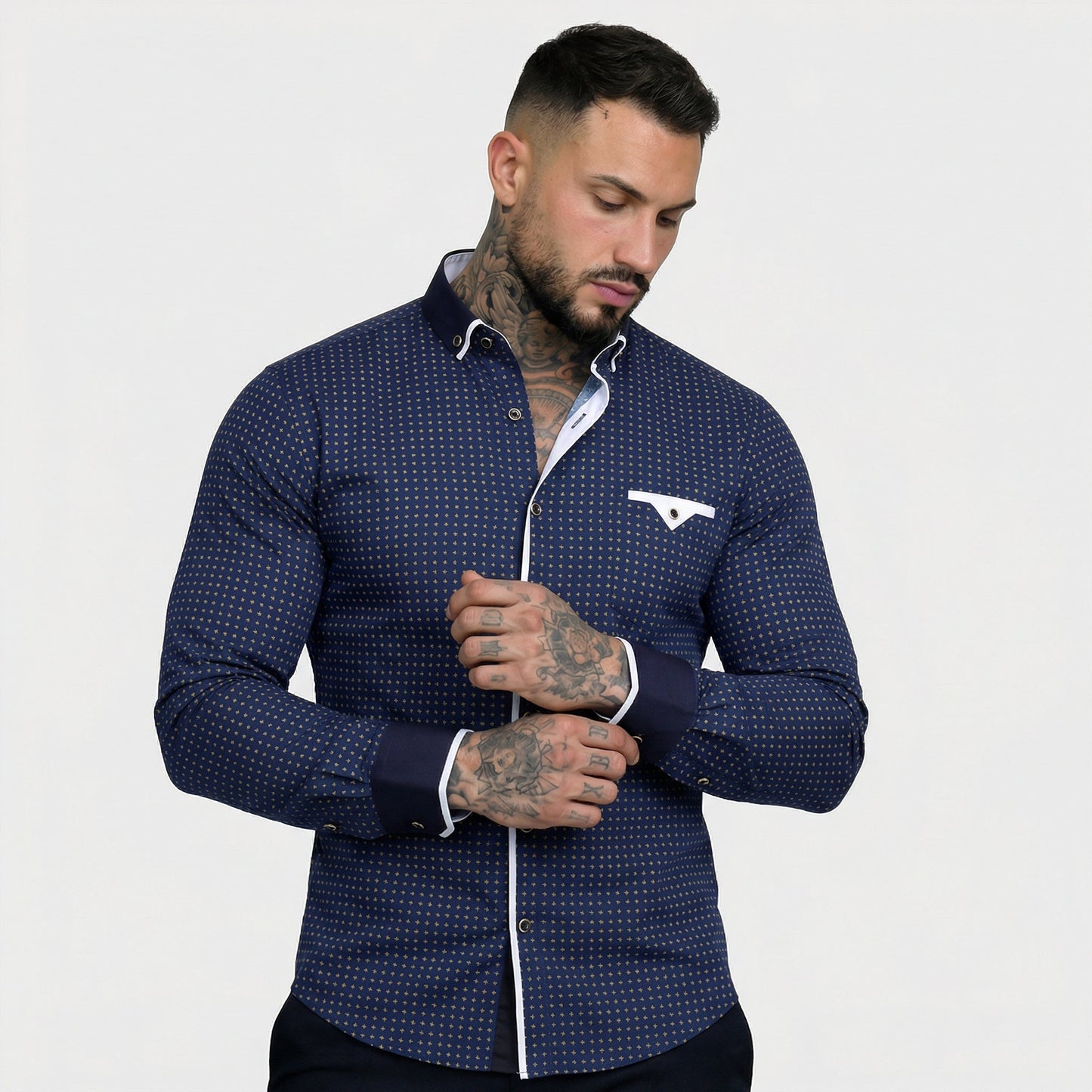 Alberto | Camisa Clásica de Manga Larga