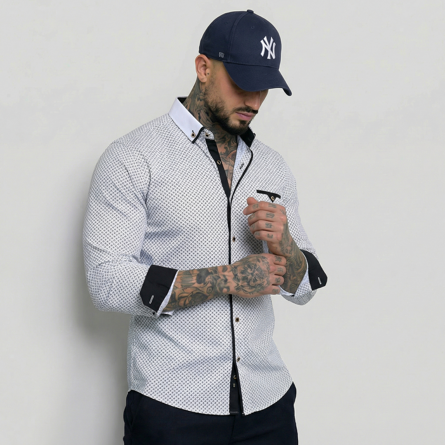 Alberto | Camisa Clásica de Manga Larga