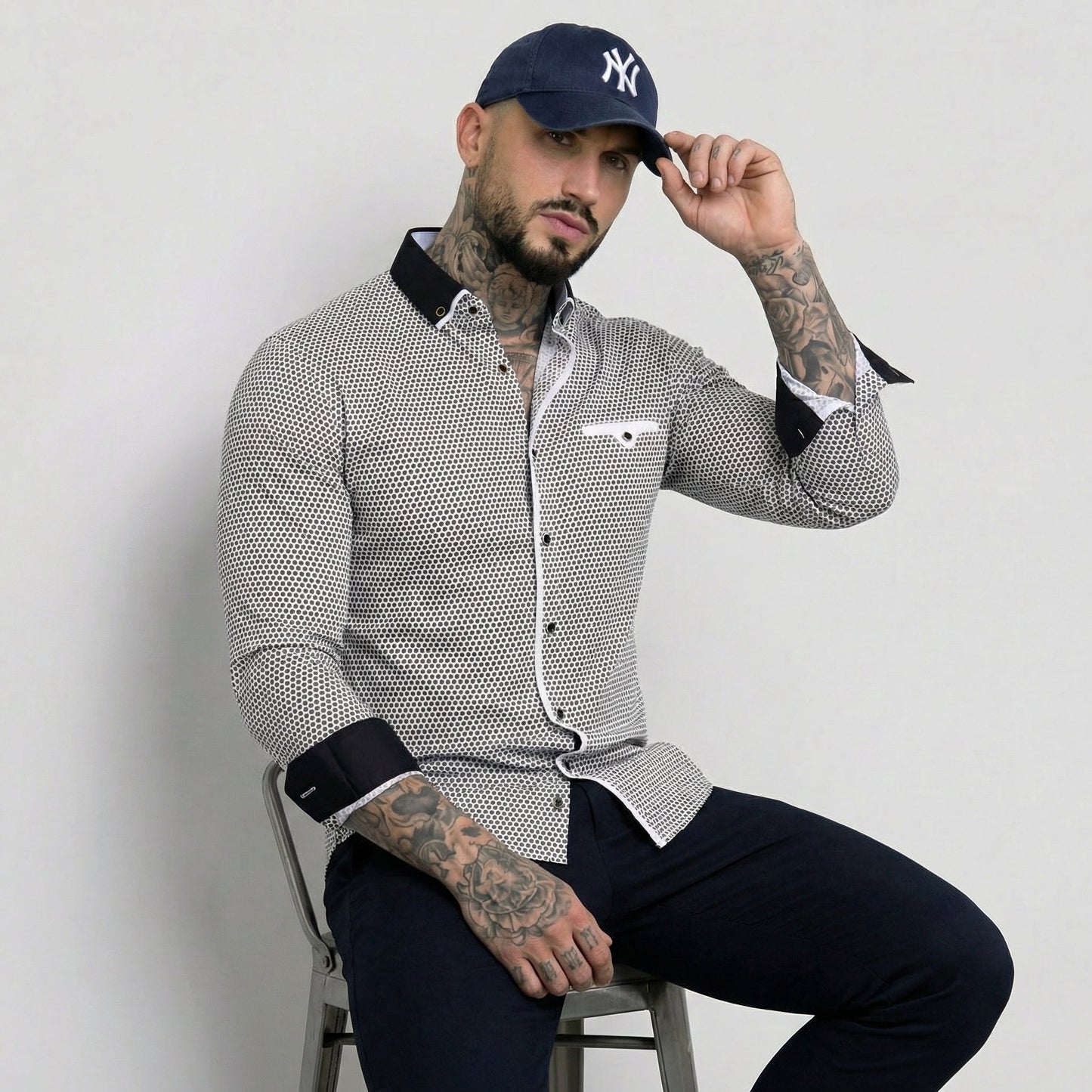 Alberto | Camisa Clásica de Manga Larga
