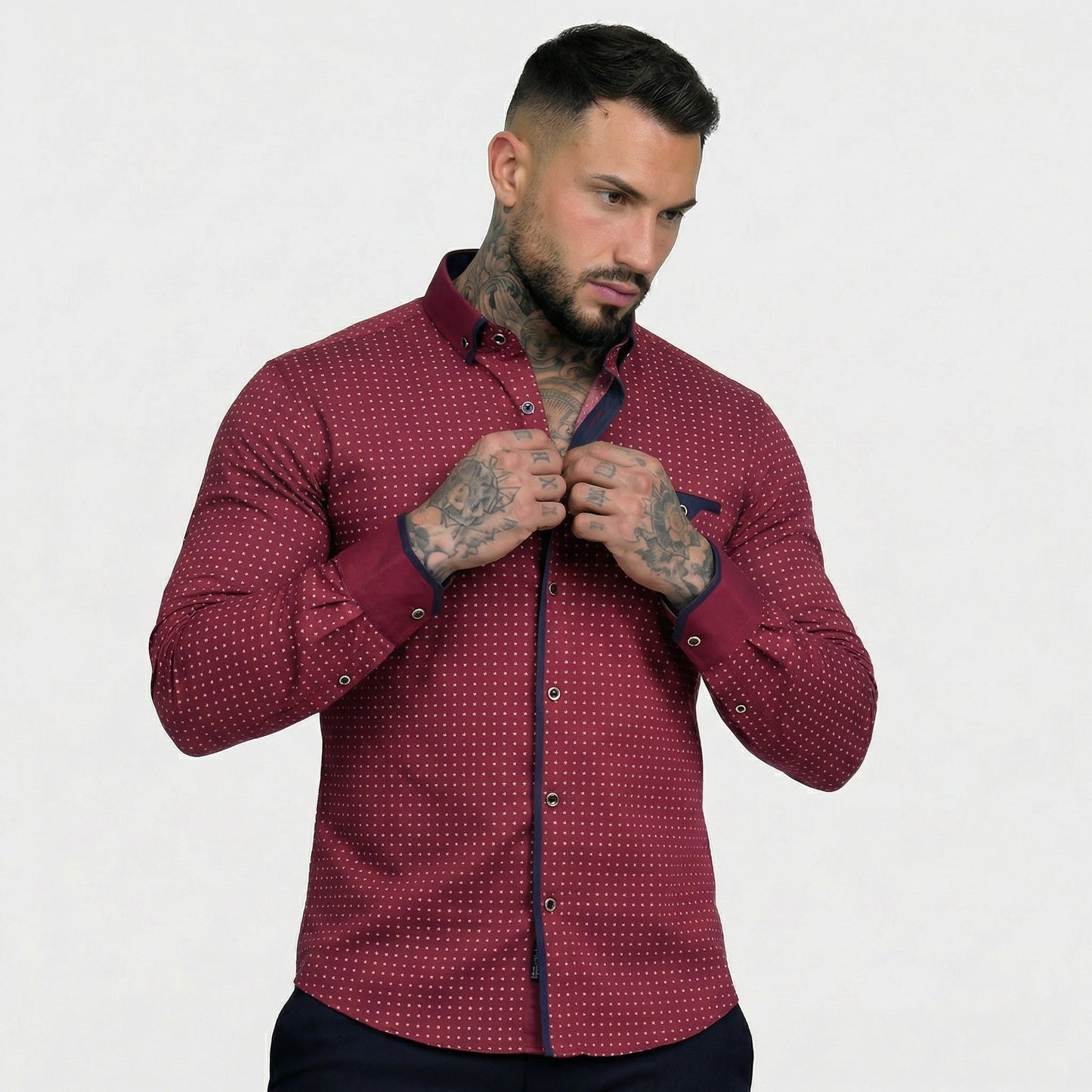 Alberto | Camisa Clásica de Manga Larga