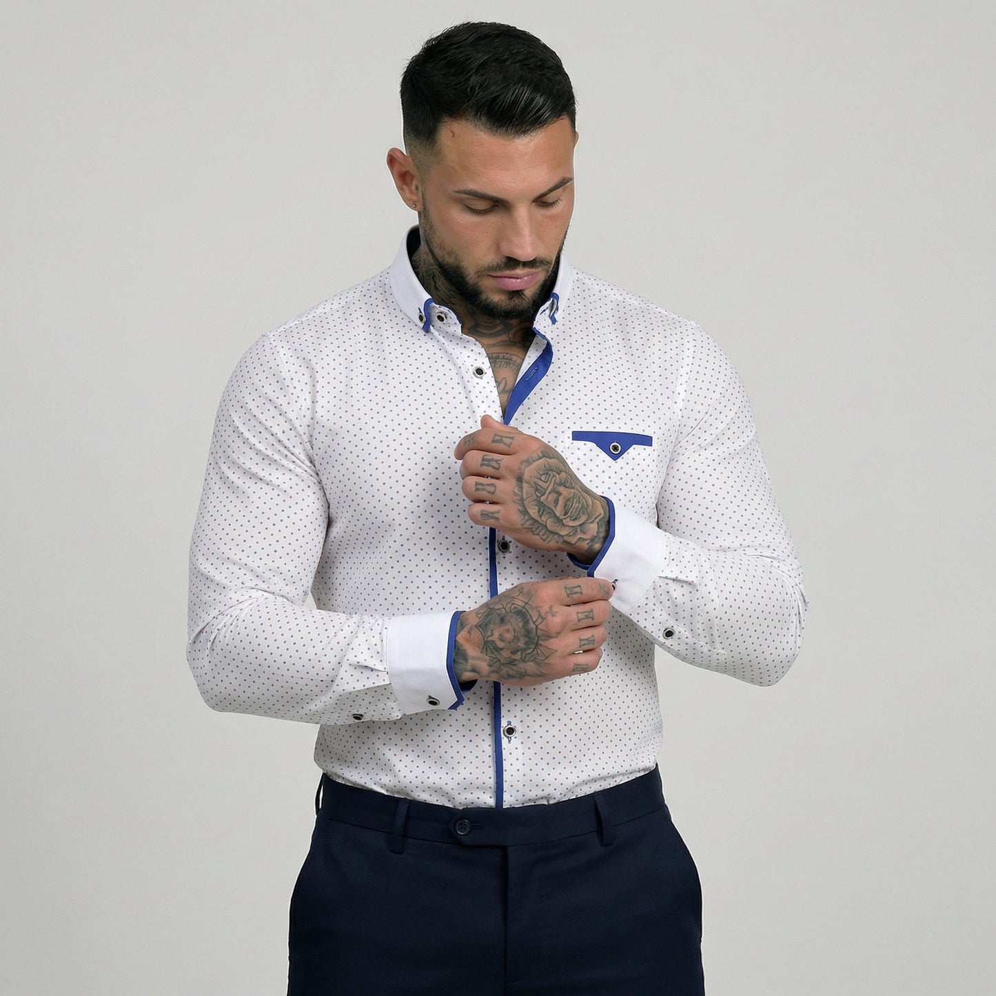 Alberto | Camisa Clásica de Manga Larga