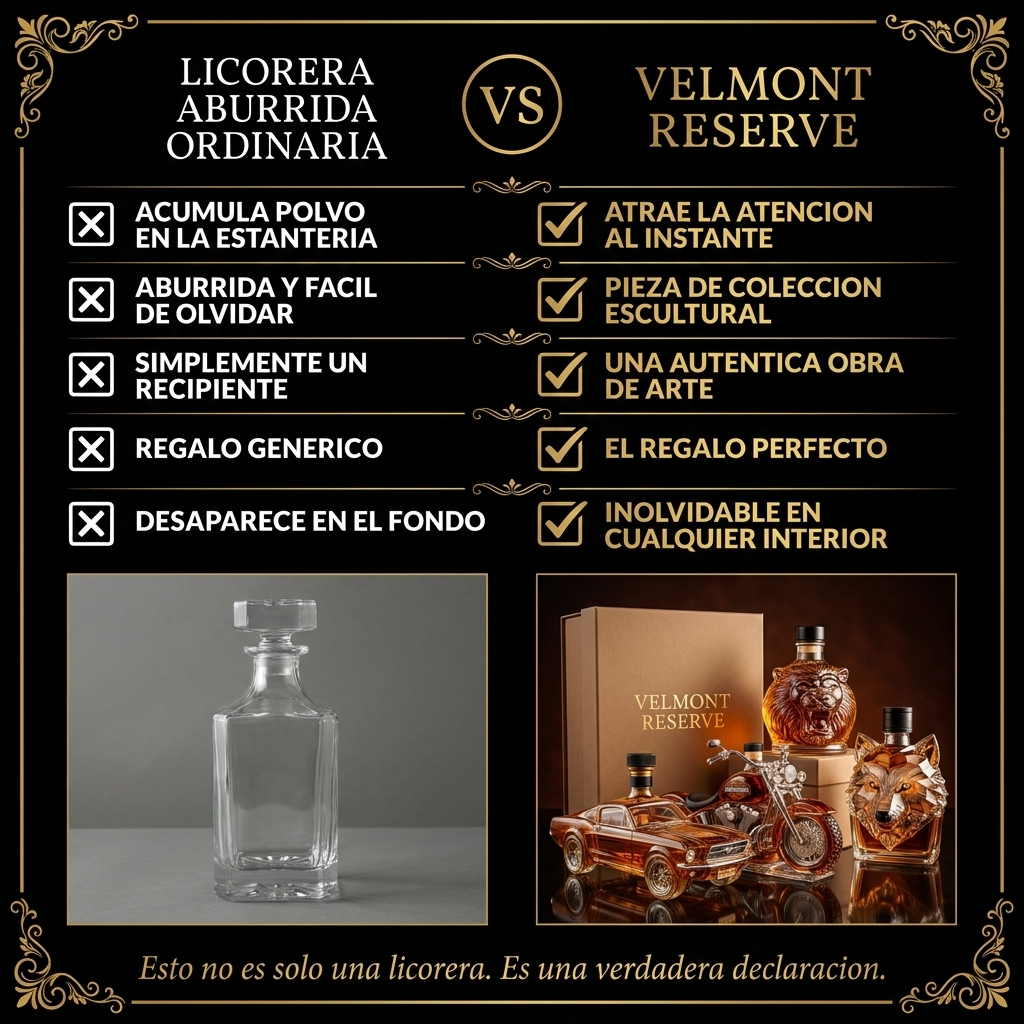 Licorera de Cristal |  Edición Calaveras