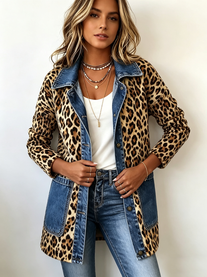 Guadalupe™ | Chaqueta Larga a Contraste