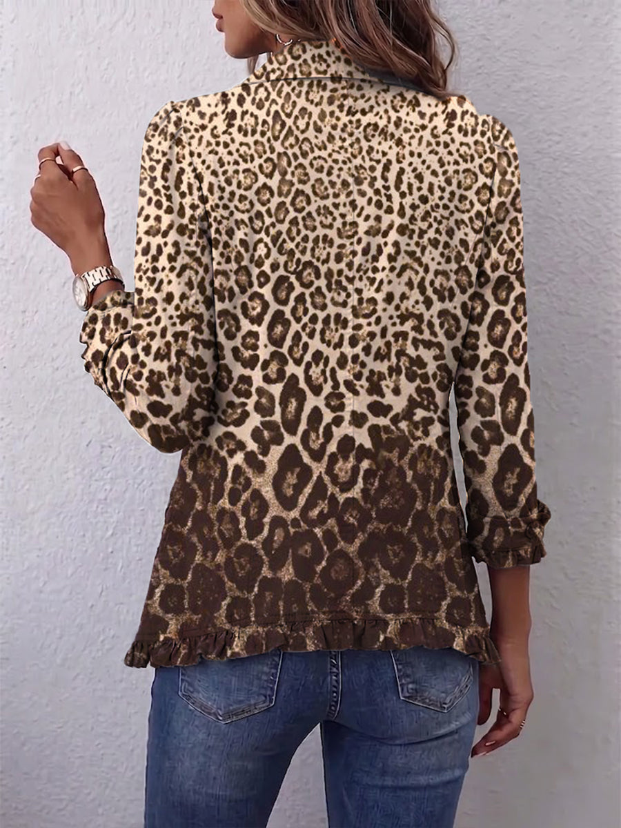 Carmen™ | Chaqueta Leopardo Cruzada