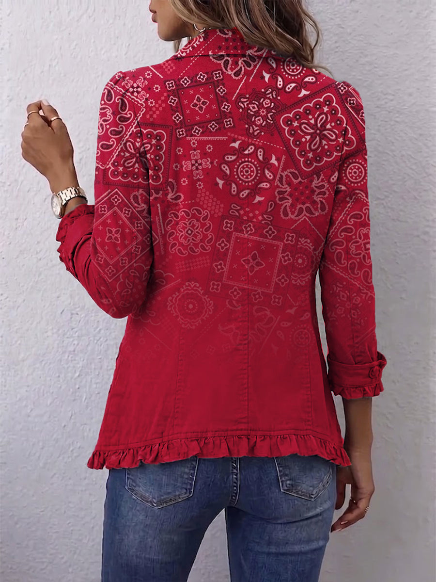 Fernanda™ | Chaqueta Paisley Degradado