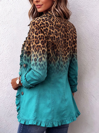 Camila™ | Blazer Leopardo Degradado