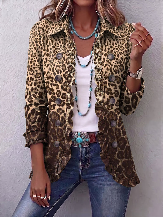 Carmen™ | Chaqueta Leopardo Cruzada